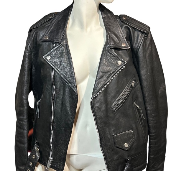 * Protech Leather Apparel Men’s Leather Jacket * - Picture 3 of 11